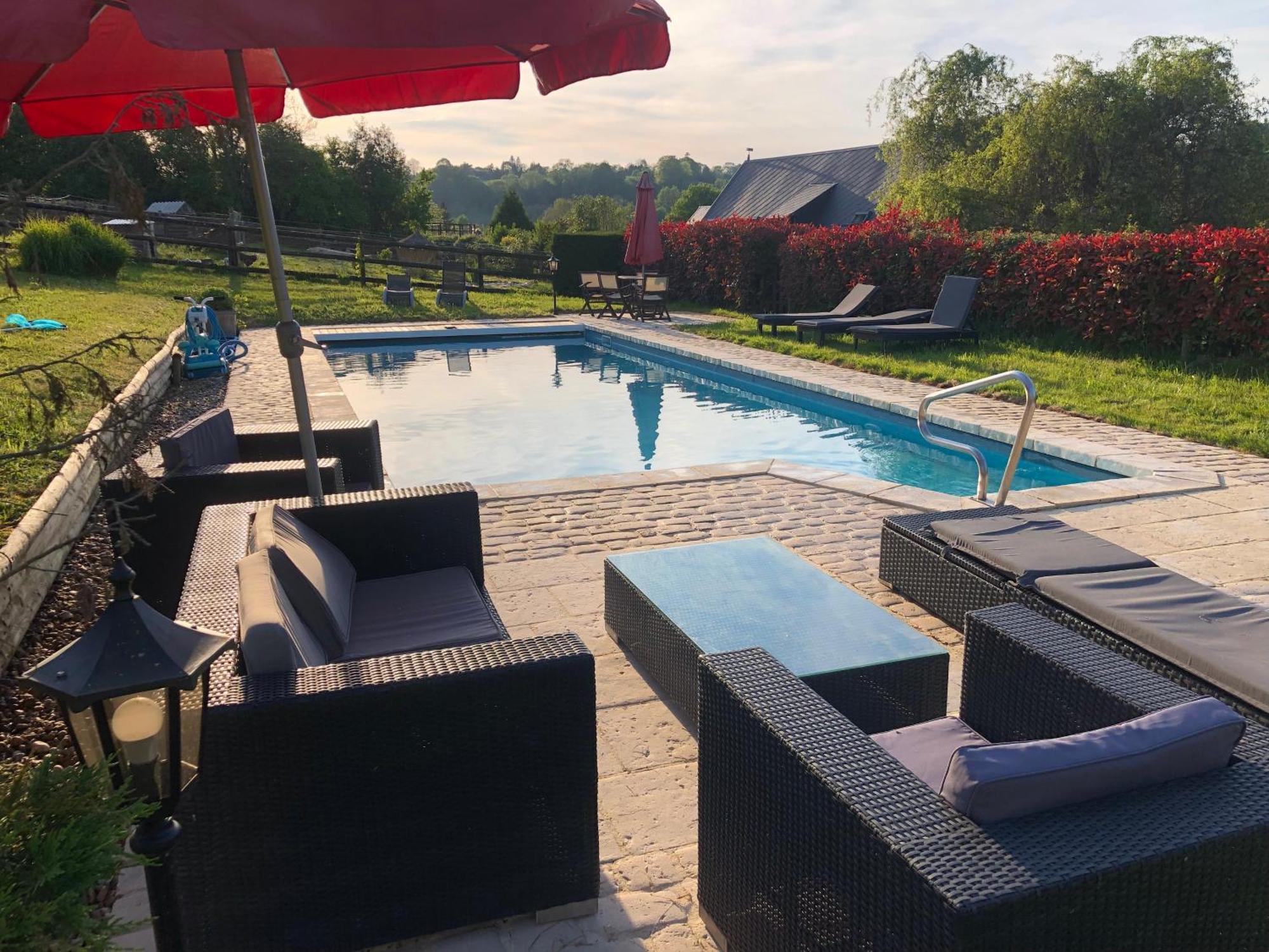 Bed and Breakfast Le Champ Des Possibles Manerbe Екстер'єр фото